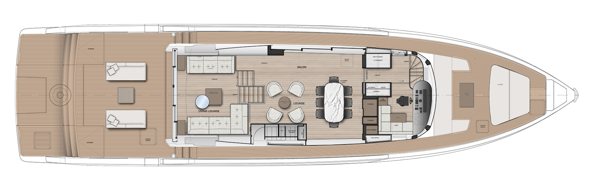 SP92 - Yacht - SP range - Sanlorenzo Spa